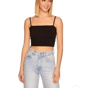 essential string crop top